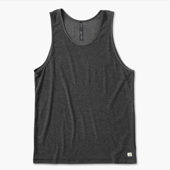 Vuori Shirts Vuori Strato Tech Tank Medium Color Charcoal Heather